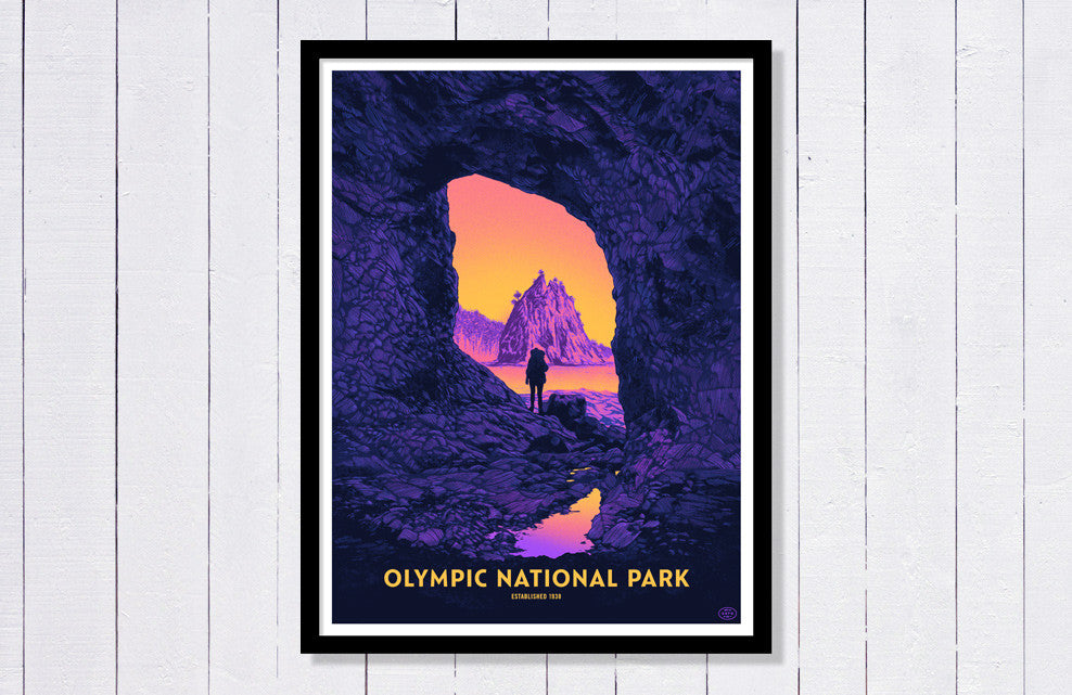 Olympic National Park Poster (Large)