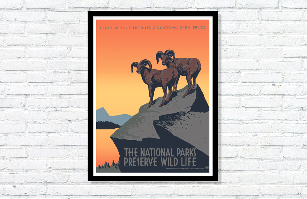 Preserve Wild Life WPA Poster (Large Timed Edition)