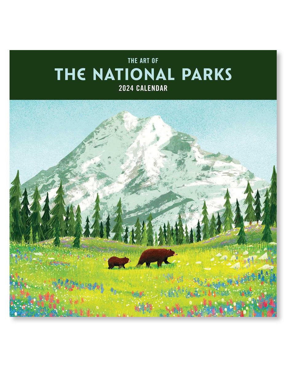 National Parks Calendar by Fifty-Nine Parks (2024)