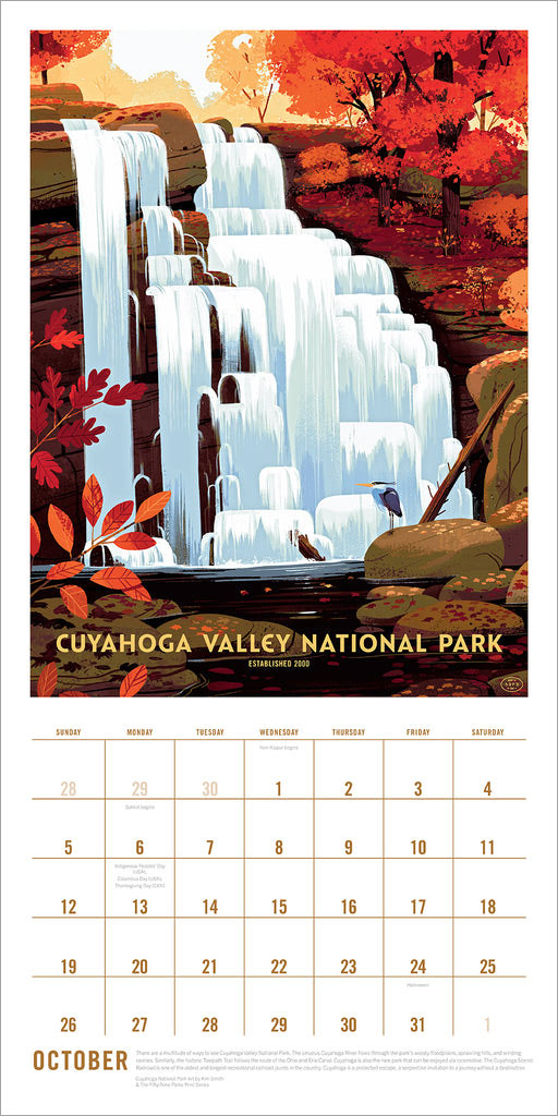 National Parks Calendar By Fifty Nine Parks 2025 national-parks-calendar-by-fifty-nine-parks-2025