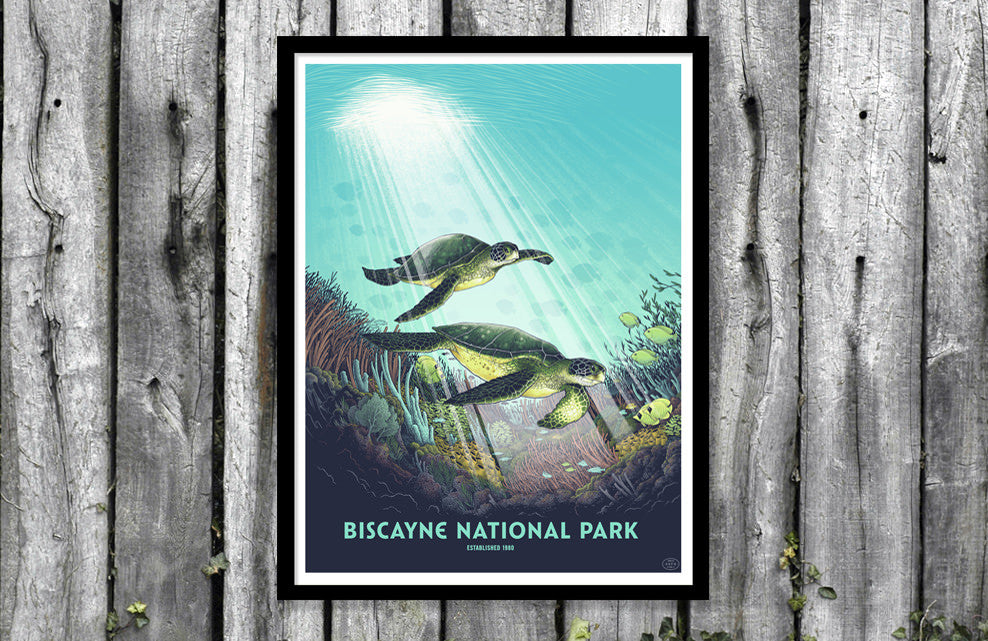 Biscayne National Park Poster (Large)