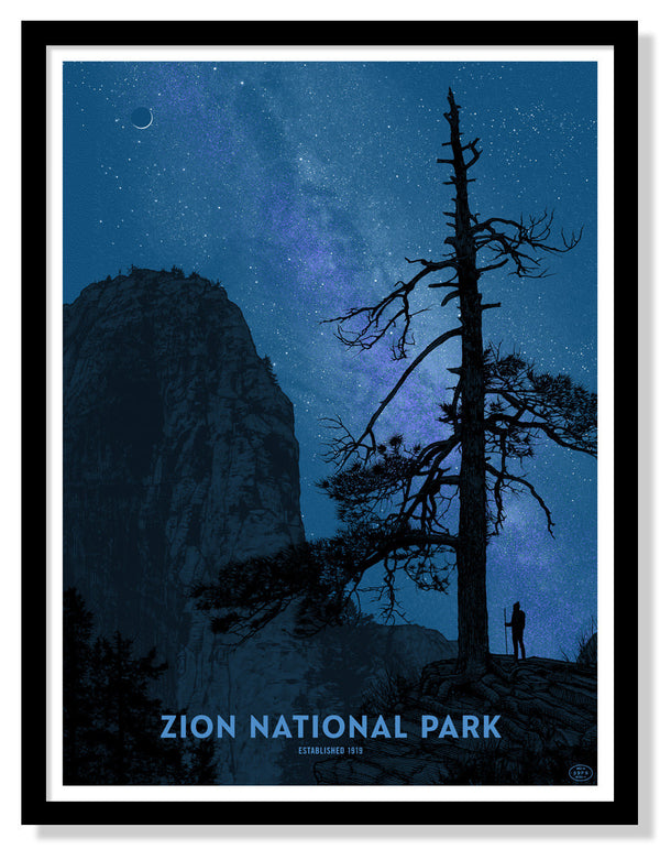 Zion National Park Poster (Variant)