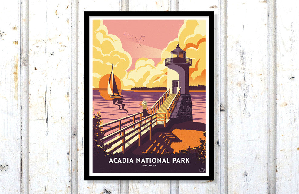 Acadia National Park Poster (Variant)