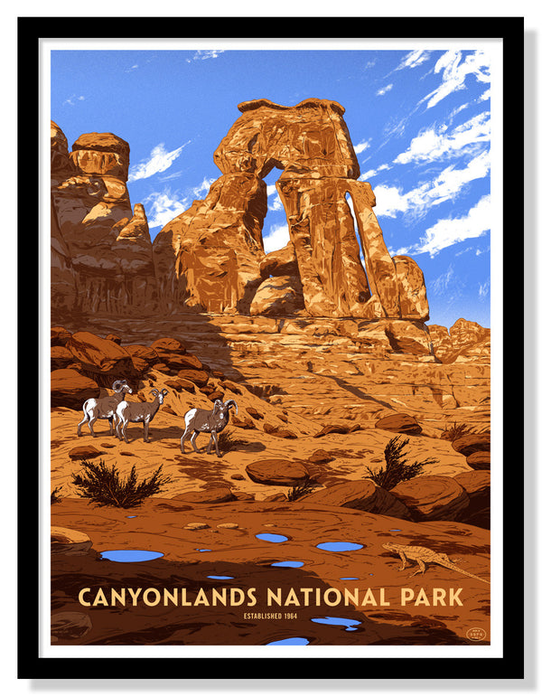 Canyonlands National Park Poster (Large Timed Edition)