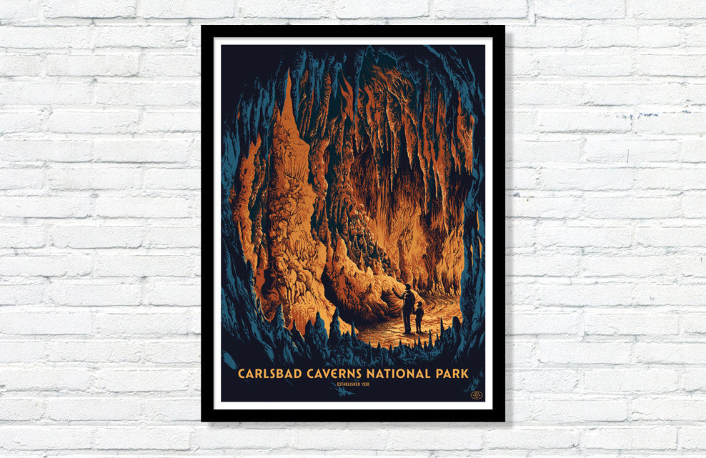 Carlsbad Caverns National Park Poster (Large Timed Edition)