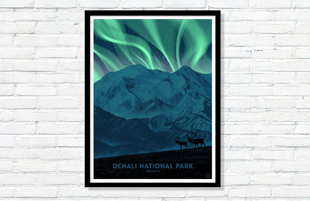 Denali National Park Poster (Variant)