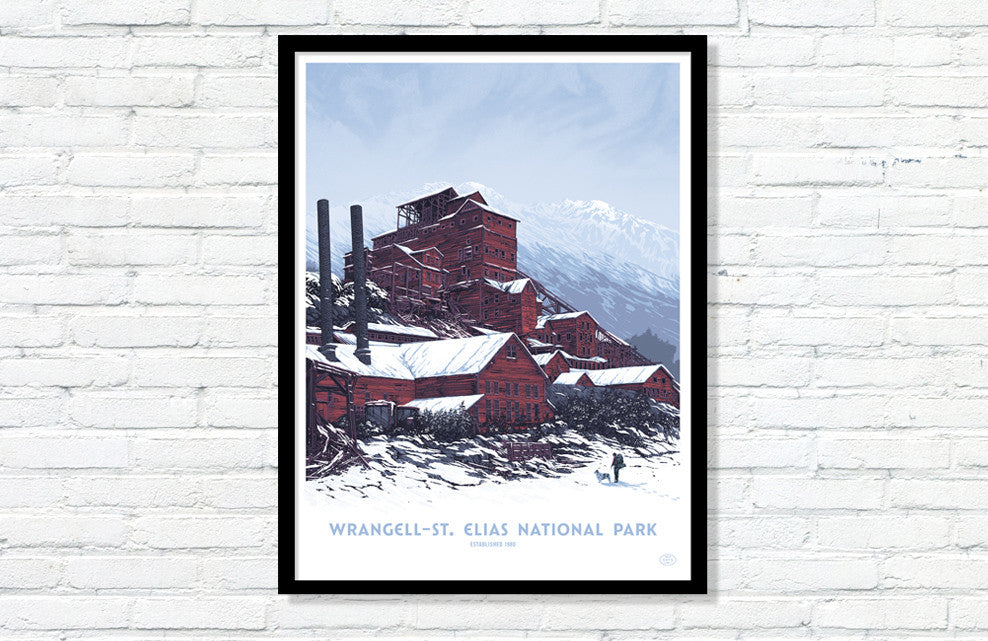 Wrangell — St. Elias National Park Poster (Large Timed Edition)