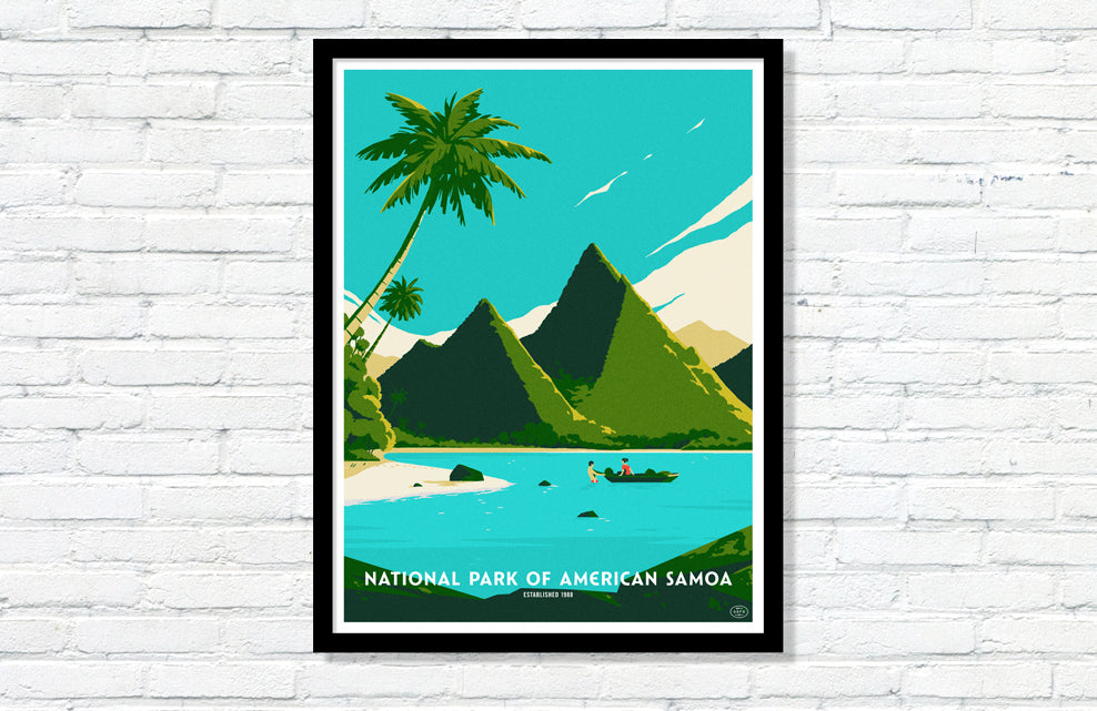 National Park of American Samoa Poster (Large Timed Edition)