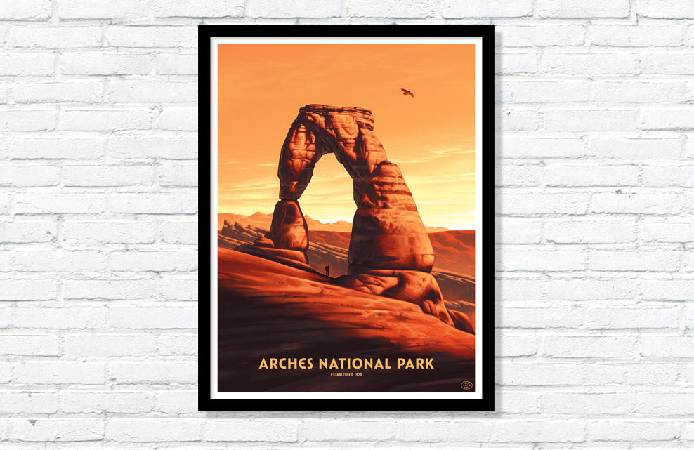 Arches National Park Poster (Delicate Arch)