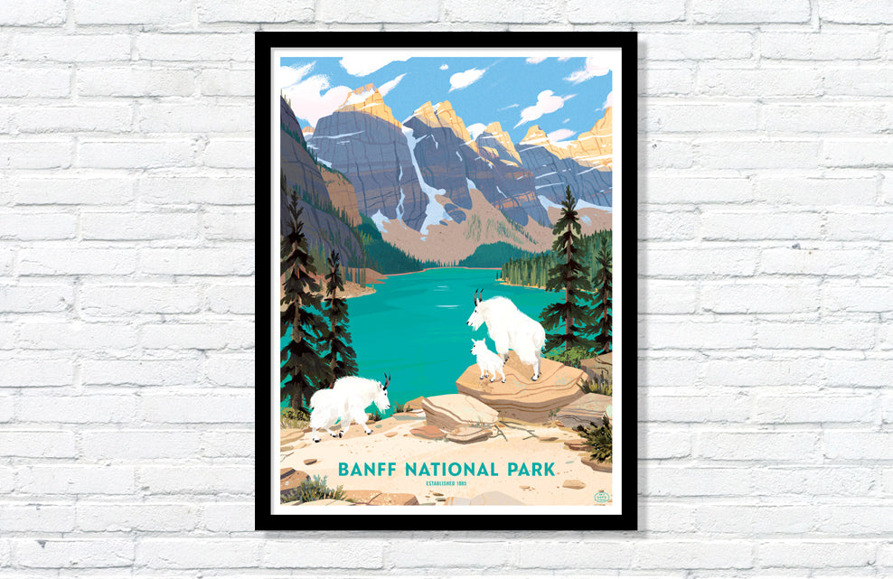 Banff National Park Poster (Large Timed Edition)