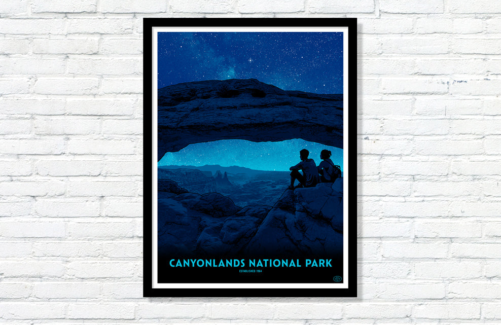 Canyonlands National Park Poster (Night Sky)