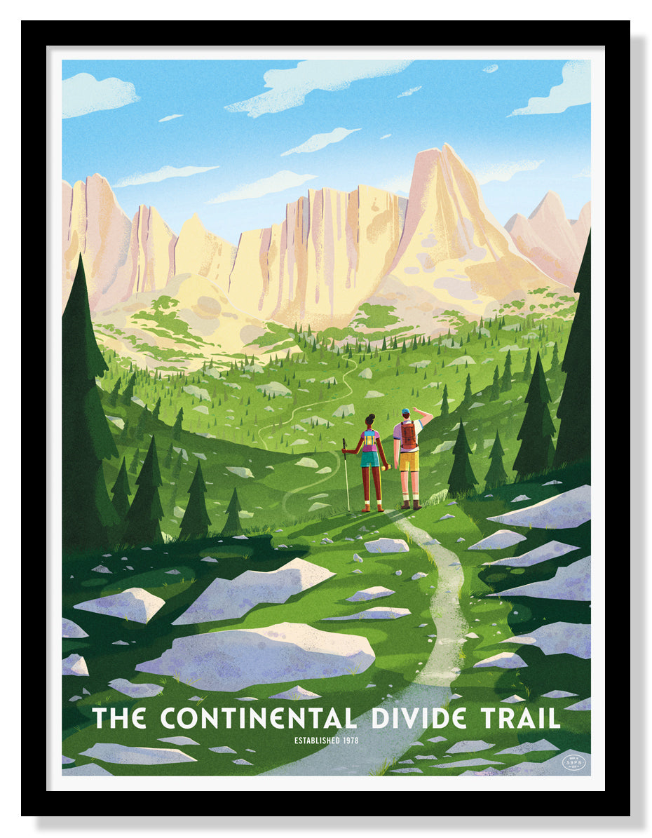 Continental Divide Trail Poster