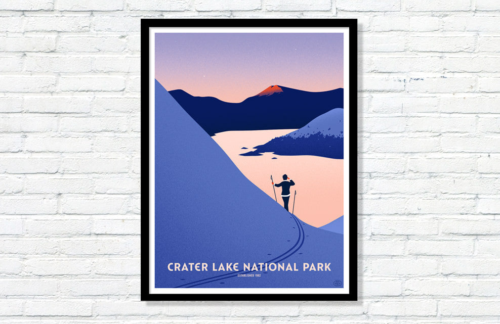 Crater Lake National Park Poster (Variant)