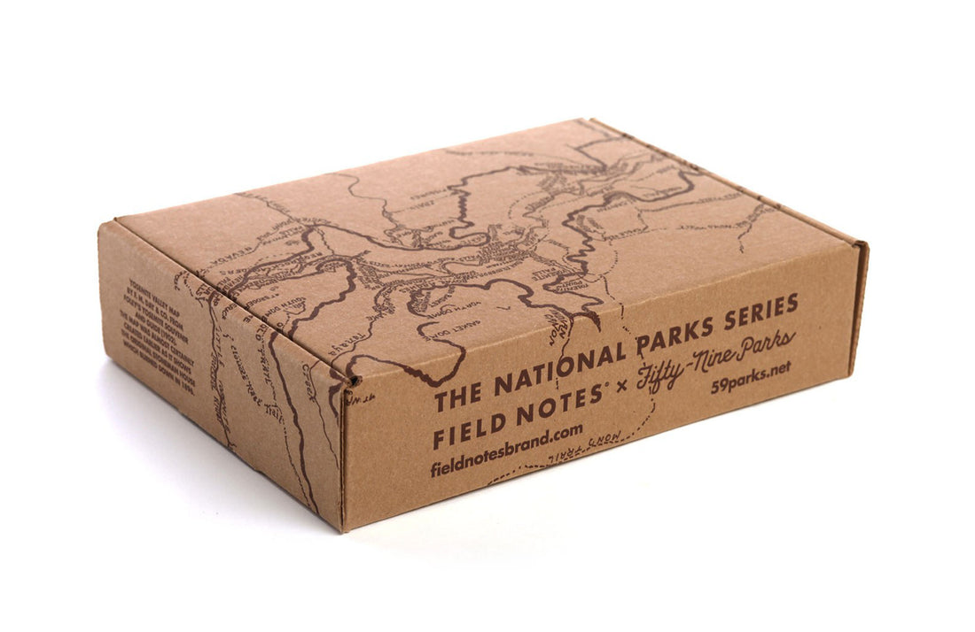 Field Notebook Box Field Notes X Fifty-Nine Parks Notebooks