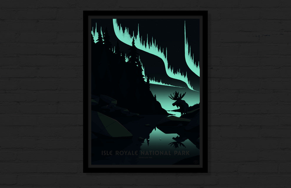Isle Royale National Park Poster – Fifty-Nine Parks