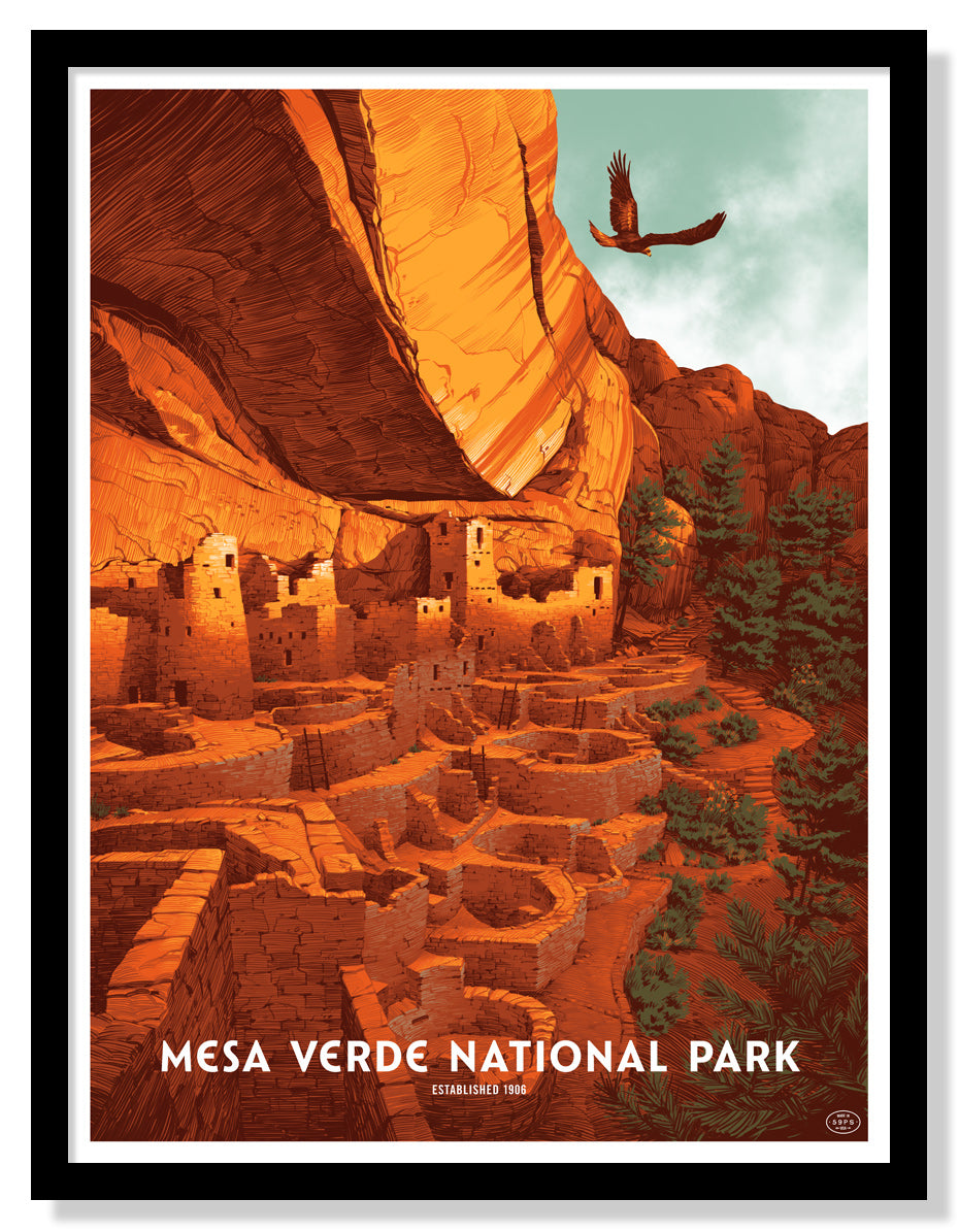 Mesa Verde National Park Poster (Large Timed Edition)