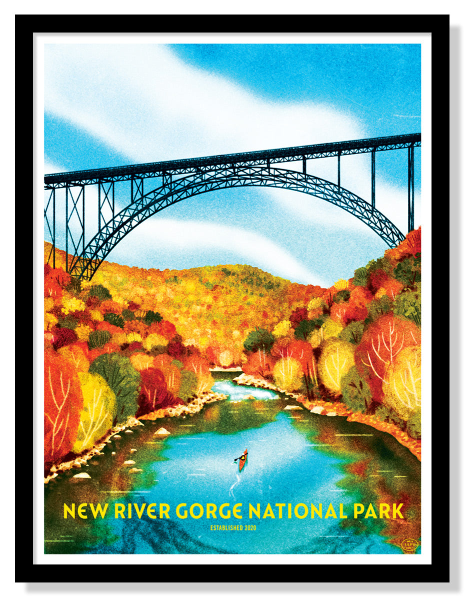 New River Gorge National Park Poster – Fifty-Nine Parks