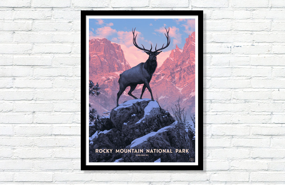 Rocky Mountain National Park Poster (Variant)