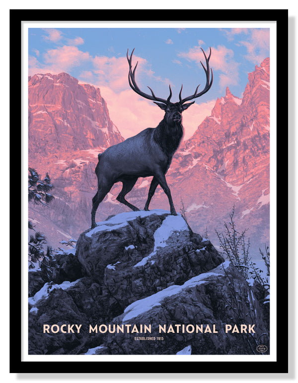 Rocky Mountain National Park Poster (Large Timed Edition)