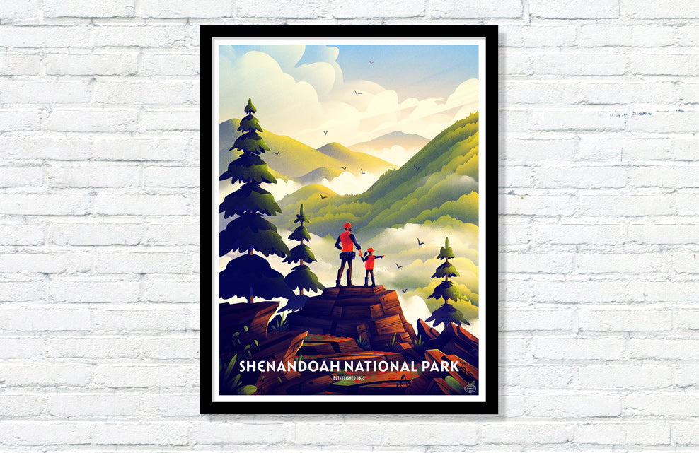 Shenandoah National Park Poster (Blackrock Summit)