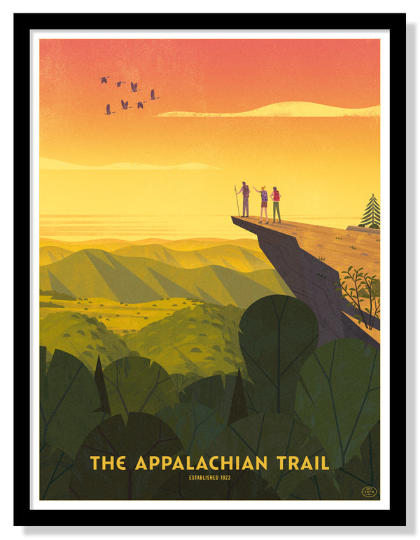 Appalachian Trail Poster (Large Timed Edition)
