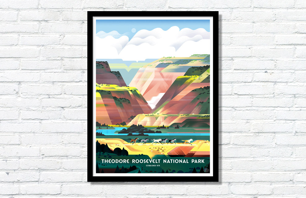 Theodore Roosevelt National Park Poster (Large Timed Edition)