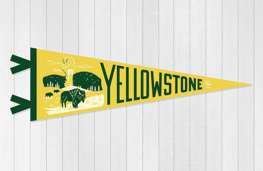 Yellowstone National Park Pennant