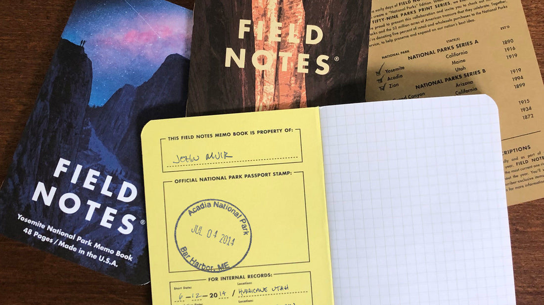 Field Notes X Fifty-Nine Parks Notebooks